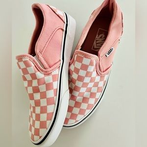 Pink Checkered Vans